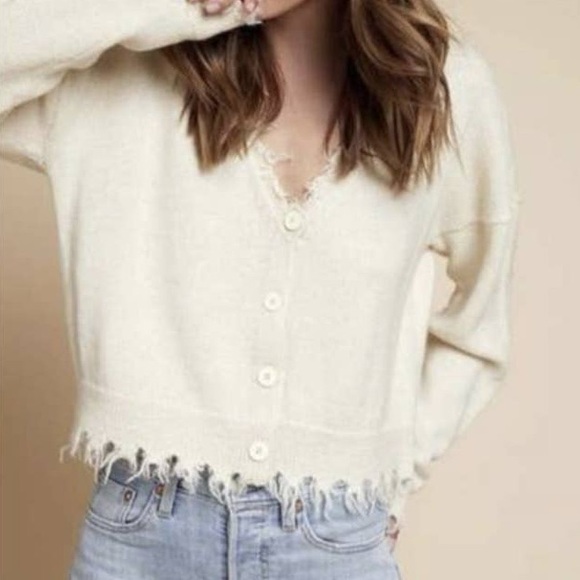 Anthropologie Sweaters - ⭐️FIRM💲DROP- NATION Madeline baby alpaca cardigan